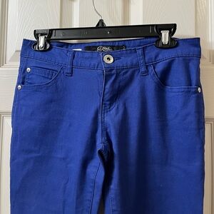 CELEBRITY PINK BRIGHT BLUE SKINNY JEANS